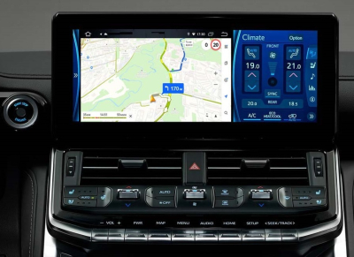 Навигационный блок на Toyota LC300 2022+ с экраном 12,3 дюйма на Android 10 - Carmedia BNR-23LCQI