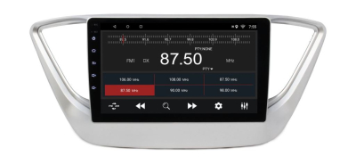 Штатная автомагнитола Wide Media MT9039MF-1/16 для Hyundai Solaris 2017 на Android 6.1