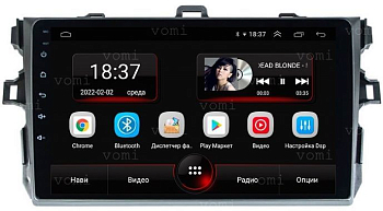 Штатная магнитола VOMI AK351R9-MTK Toyota Corolla 2007-2013 E150 на Android 10