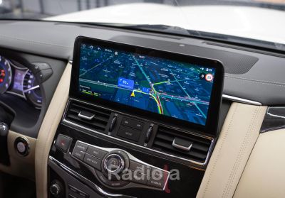 Монитор 12,3" Infiniti QX80 2013-2023, QX56 2010-2013, Nissan Patrol Y62 2010-2021 на Android 13 - Radiola RDL-QX80/Patrol DH