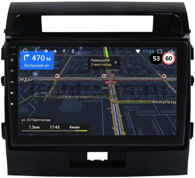 Штатная магнитола для Toyota LC 200 2007-2015 для авто без усилителя OEM RS10-1004 Android 9.1