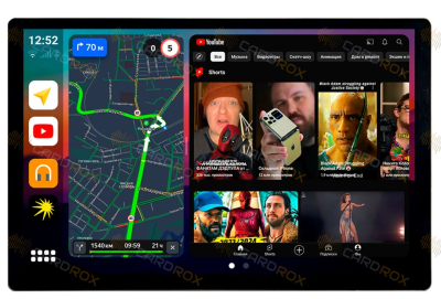 Штатная магнитола Toyota 200*100 мм на Android 10, DSP, 4G, IPS, Carplay - Cardrox CD-4554-13 (11-13 дюймов)