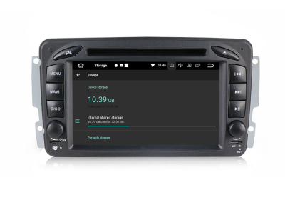 Штатное головное устройство Mercedes-Benz G класс 2001-2006, C класс, CLK, Vito, Viano на Android 10 Carmedia MKD-M789-P30