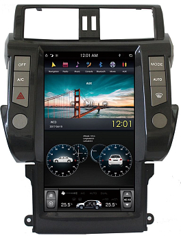 Магнитола Tesla для Toyota Land Cruiser Prado 150 2009-2013 на Android 9.0 Carmedia ZF-1817L-DSP