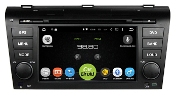 Штатная магнитола Roximo CarDroid RD-2403 для Mazda 3 2004-2009 (Android 6.0) Штатная магнитола Roximo CarDroid RD-2403 для Mazda 3 2004-2009 (Android 6.0)