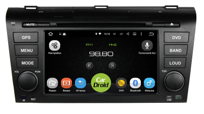 Штатная магнитола Roximo CarDroid RD-2403 для Mazda 3 2004-2009 (Android 6.0)