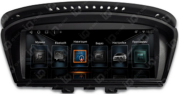 Автомагнитола на Android 8.1.0 IQ NAVI T58-1107C BMW 5 series (E60 / E61) (2003-2010) AUX (с Carplay)