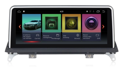 Штатная автомагнитола BMW X5 E70 2010-2013, X6 E71 2012-2014 CIC Carmedia XN-B1002-Q6 Android 10