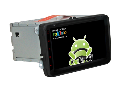 Штатная магнитола Roximo CarDroid RD-3711 для Volkswagen ,  Skoda 8 (Android 8.0) сенсорная панель + DVD