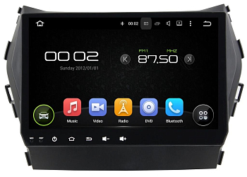 Штатное головное устройство Hyundai Santa Fe 2012+ (DM), Grand Santa Fe 2014+ на Android 10 Carmedia KD-9605-P6