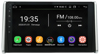 Штатное головное устройство Toyota RAV4 (2019-) 10 дюймов на Android 10 NaviPilot NPD10L-WTG-T1161-10