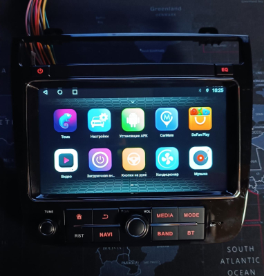 Штатная автомагнитола Volkswagen Touareg II 2011-2018 (для RCD550) Carmedia SL-V803 Android 13