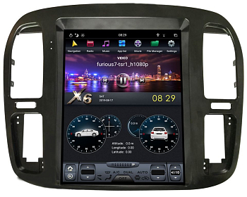 Магнитола Tesla для Toyota Land Cruiser 100 1992-2002 на Android 9.0 Carmedia ZF-1268-DSP