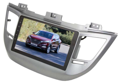 Штатная магнитола для Hyundai Tucson 3 2015-2018 темно-серый LeTrun 1860-3150 9 дюймов (крутилки) NS 2+16 Gb MTK-L Android 10.x DSP ++