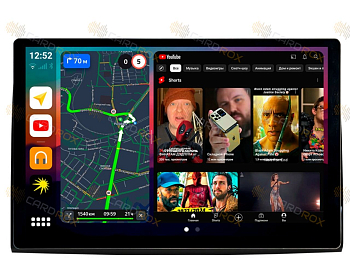 Штатная магнитола Toyota Estima III 2006-2015 черный глянец на Android 10, DSP, 4G, IPS, Carplay - Cardrox CD-4418-13 (11-13 дюймов)