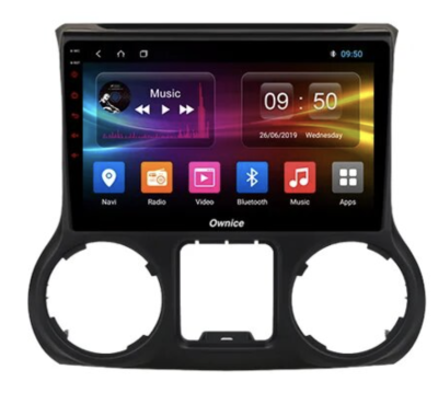 Штатная магнитола для Jeep Wrangler 2016+ на Android 12 (14), (QLED/2K) - Carmedia OL-1258-2-NPQU