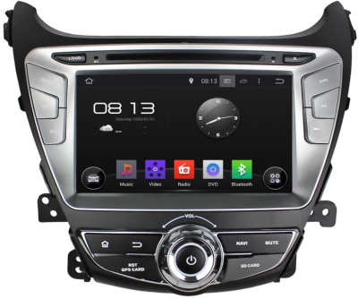 Штатная автомагнитола Android 9.0 Carmedia KD-8054-P5 для Hyundai Elantra 2013+