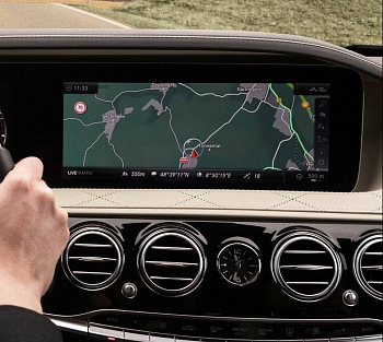 Навигационный блок для Mercedes-Benz S-Klasse W222 2017-2020 (с заводским монитором 12,3") на Android 11 - Radiola RDL-4046