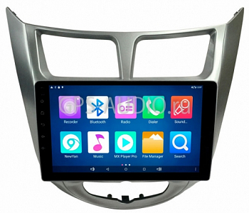Штатное головное устройство Android 5.1 Newsmy NM-9051 для HYUNDAI Solaris 2011-2016 дорестайл и рестайл