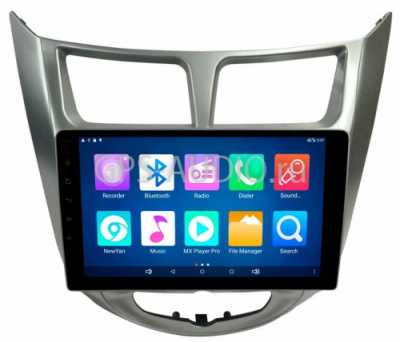 Штатное головное устройство Android 5.1 Newsmy NM-9051 для HYUNDAI Solaris 2011-2016 дорестайл и рестайл