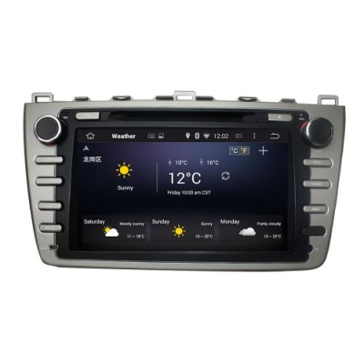 Штатное головное устройство для MAZDA 6 2007-2012 на Android 8.0 Carmedia KDO-8001 серый
