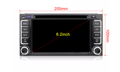 Штатное головное устройство Toyota универсальная на Android 10 Carmedia MKD-T610-P6