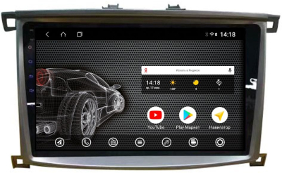 Штатная автомагнитола VOMI ST2793-TS9 для Toyota LC 100 (рестайлинг) 2003-2007 на Android 10