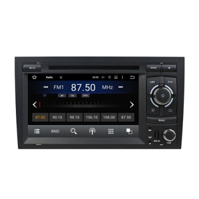 Штатное головное устройство для AUDI A4, RS4, S4 2000-2008 (кузов B6,B7,8E,8H) на Android 8.0 Carmedia KDO-7038