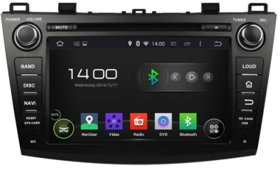 Штатное головное устройство Android 5.1 Newsmy KD-8003 для Mazda 3 2009-2013 (BL), Axela 2009-2013