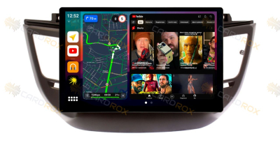 Штатная магнитола Hyundai Tucson 2016-2018 черный на Android 10, DSP, 4G, IPS, Carplay - Cardrox CD-4030-13-B (11-13 дюймов)