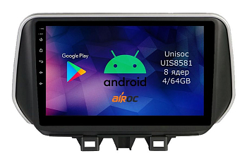 Штатная магнитола для Hyundai Tucson, 2019- (авто с камерой, навигацией) на Android 14 - Airoc RMN-2023-N19