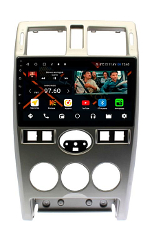 Штатная магнитола Lada Priora 2007-2013 серый на Android 11, DSP, 4G, IPS / QLED 2K, Carplay - Cardrox CD-4445