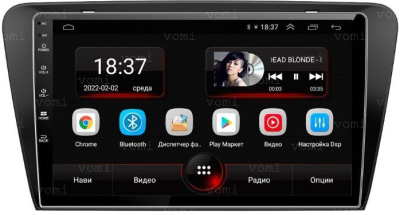 Штатная магнитола VOMI AK343R10-MTK-LTE-4-64 для Skoda Octavia A7 2014-2017 (без эры глонасс) на Android 10