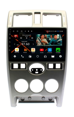 Штатная магнитола Lada Priora 2007-2013 серый на Android 11, DSP, 4G, IPS / QLED 2K, Carplay - Cardrox CD-4445