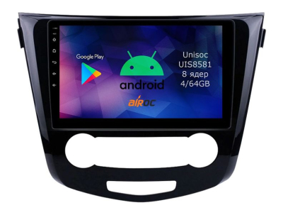Штатная магнитола для Nissan Qashqai 2, X-Trail 3, 2014- (кондционер) на Android 14 - Airoc RMN-1213