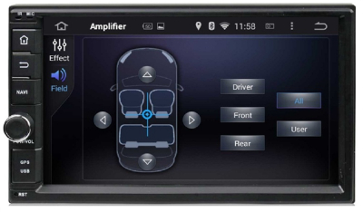 Универсальная магнитола 2DIN Android 7.1 Newsmy KD-7000-P3-7 7 дюймов