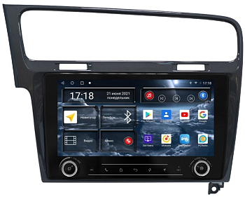 Автомагнитола штатная RedPower K71006G на Android 10 для Volkswagen Golf 7 (2013-н.в.)(т.серый глянец)