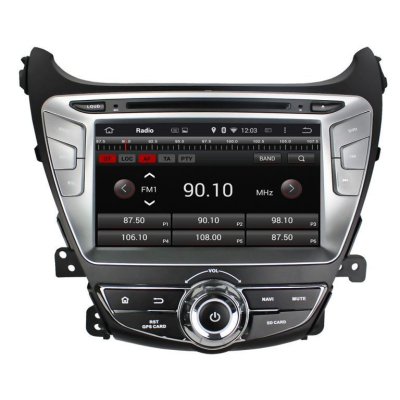 Штатная автомагнитола Hyundai Elantra 2013+ Carmedia KD-8054-P6 Android 9.0 DSP