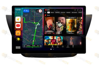 Штатная магнитола Mitsubishi Lancer 2000-2010 (ЧЕРНАЯ) на Android 10, DSP, 4G, IPS, Carplay - Cardrox CD-4323-13 (11-13 дюймов)