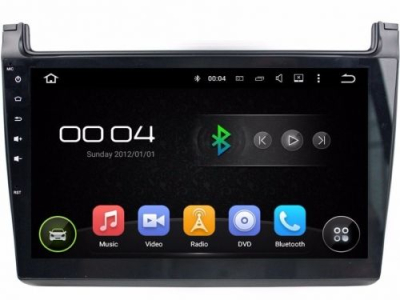 Штатное головное устройство для Volkswagen POLO рестайлинг на Android 8.0 Carmedia KDO-1019
