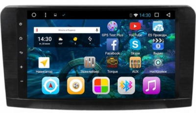 Штатная автомагнитола VOMI VM2738-T8  для Mercedes ML, GL W164 на Android 8