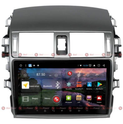 Автомагнитола штатная RedPower K 51063 IPS DSP на Android 8.0 для Toyota Corolla 2007-2012