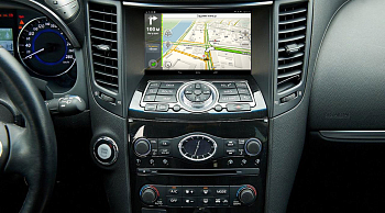 Навигационный блок для Infiniti QX70 2013+ (комплектации с сенсорным экраном) на Android 10 - Radiola RDL-Inf-QX