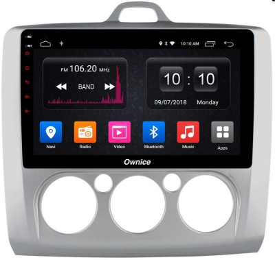 Штатная магнитола Ownice G30 S9201J-M для Ford Focus 2, S-max (Android 9.0) кондиционер