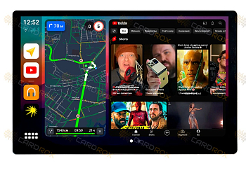 Штатная магнитола Toyota Land Cruiser Prado 90 1998-2002 (левый руль) на Android 10, DSP, 4G, IPS, Carplay - Cardrox CD-4356-13 (11-13 дюймов)