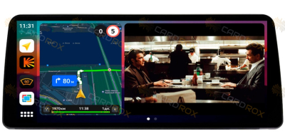 Штатная магнитола УАЗ Патриот 2017+ с CAN-адаптером на Android 10, DSP, 4G, IPS, Carplay - Cardrox CD-4841-12 (12 дюймов)