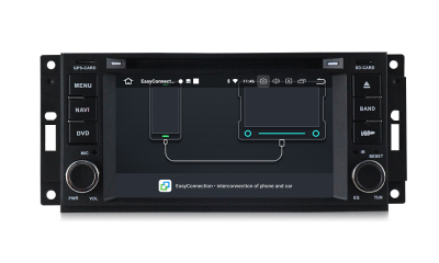 Штатное головное устройство Jeep, Crysler, Dodge на Android 11 Carmedia MKD-J613-P6N