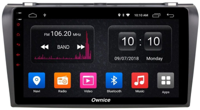 Штатная магнитола Ownice G60 S9503V для Mazda 3, 2004-2009 (Android 8.1)