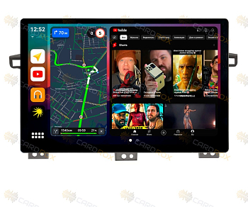 Штатная магнитола Toyota Land Cruiser J105 2002 - 2007 подходит не на все авто на Android 10, DSP, 4G, IPS, Carplay - Cardrox CD-4189-13 (11-13 дюймов)