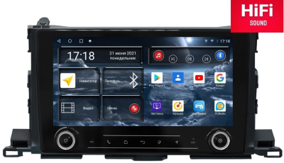 Автомагнитола штатная Redpower K75184 на Android 10 для для Toyota Highlander 3-поколение XU50 (03.2013-07.2020)